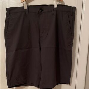 Eddie Bauer Men's Charcoal Flat Front Shorts